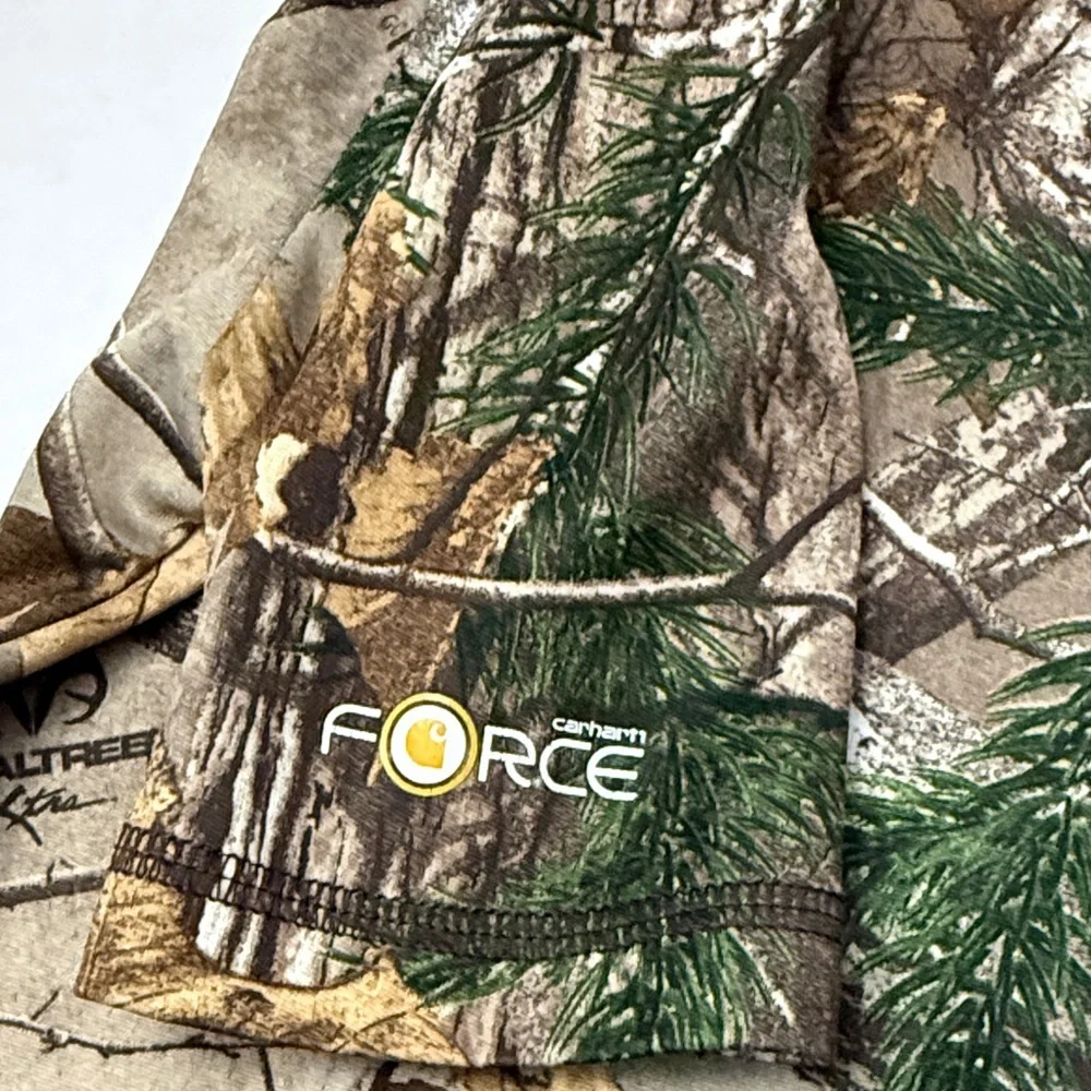 Carhartt Kids Realtree Camo Tee in Brown and Green